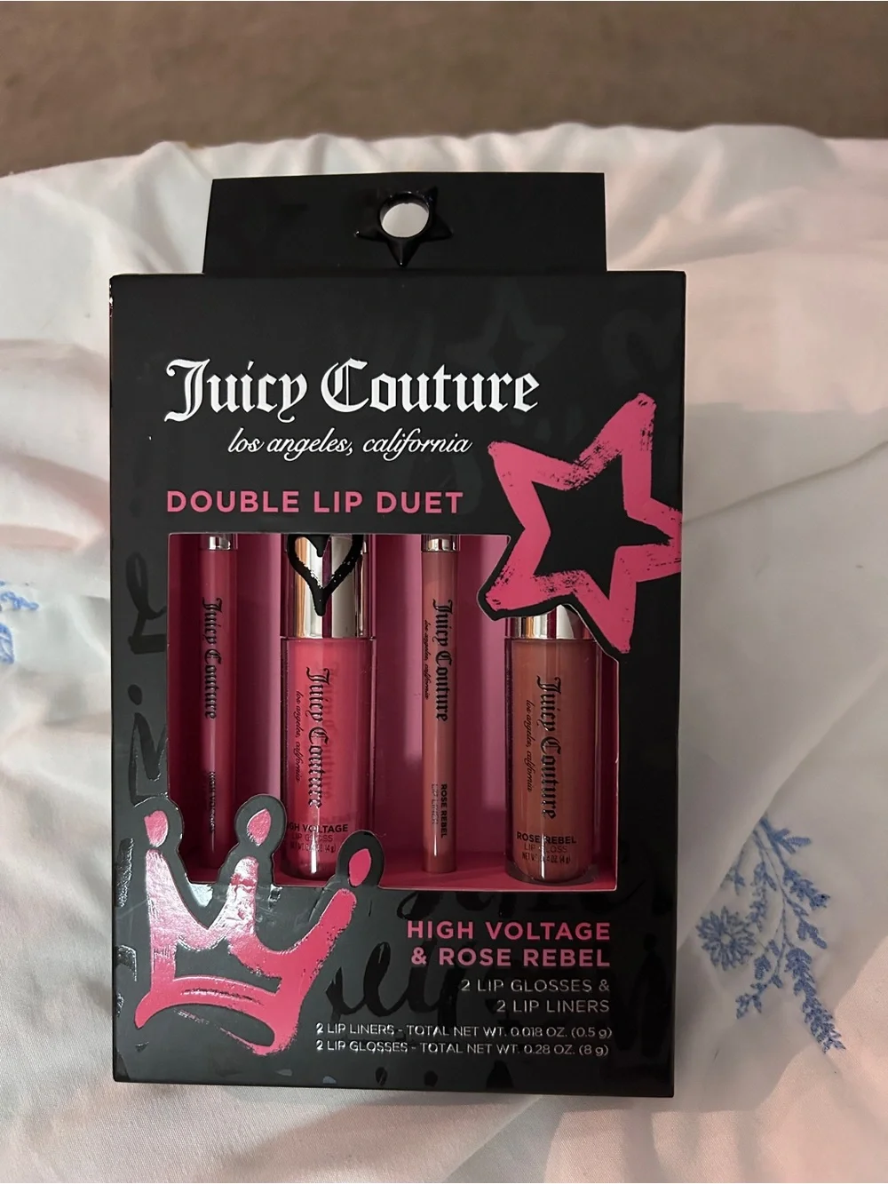 Juicy Couture Pink Eyeshadow & Lip Duo Set